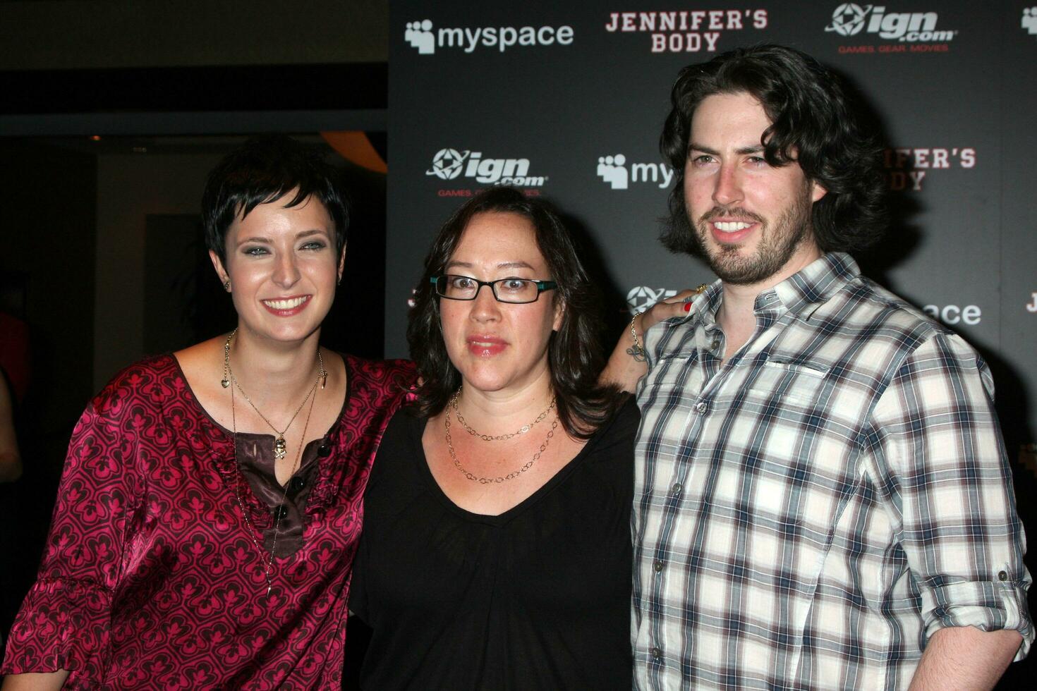 Diablo Cody Karyn Kusama  Jason Reitman arriving at the Jennifers Body ComicCon Party in the Kin Lounge at the Manchester Grand Hyatt Hotel in San Diego CA United States on July 23 2009 2008 photo
