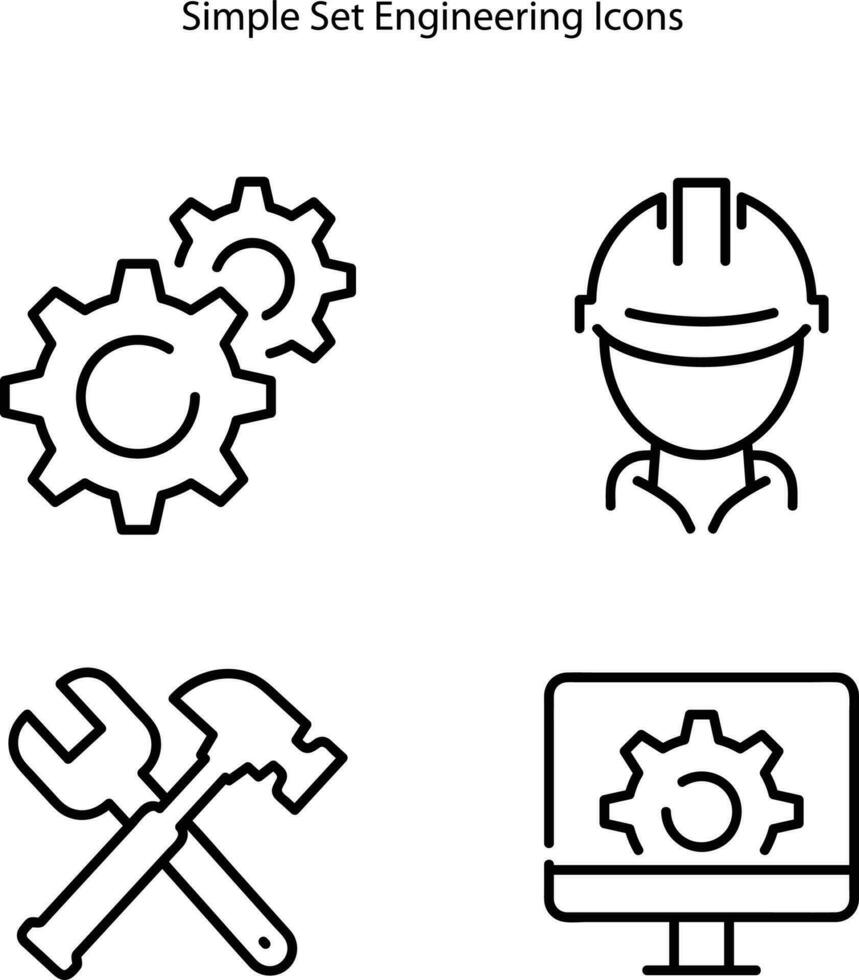 Simple Set of Setup and Settings Related Vector Line Icons. Contains such Icons as Installation icon, Download, Restore Options and more.