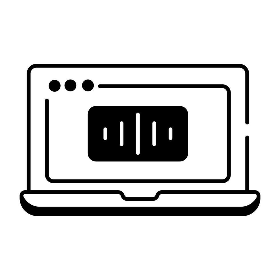 Hardware Components Line Icon vector