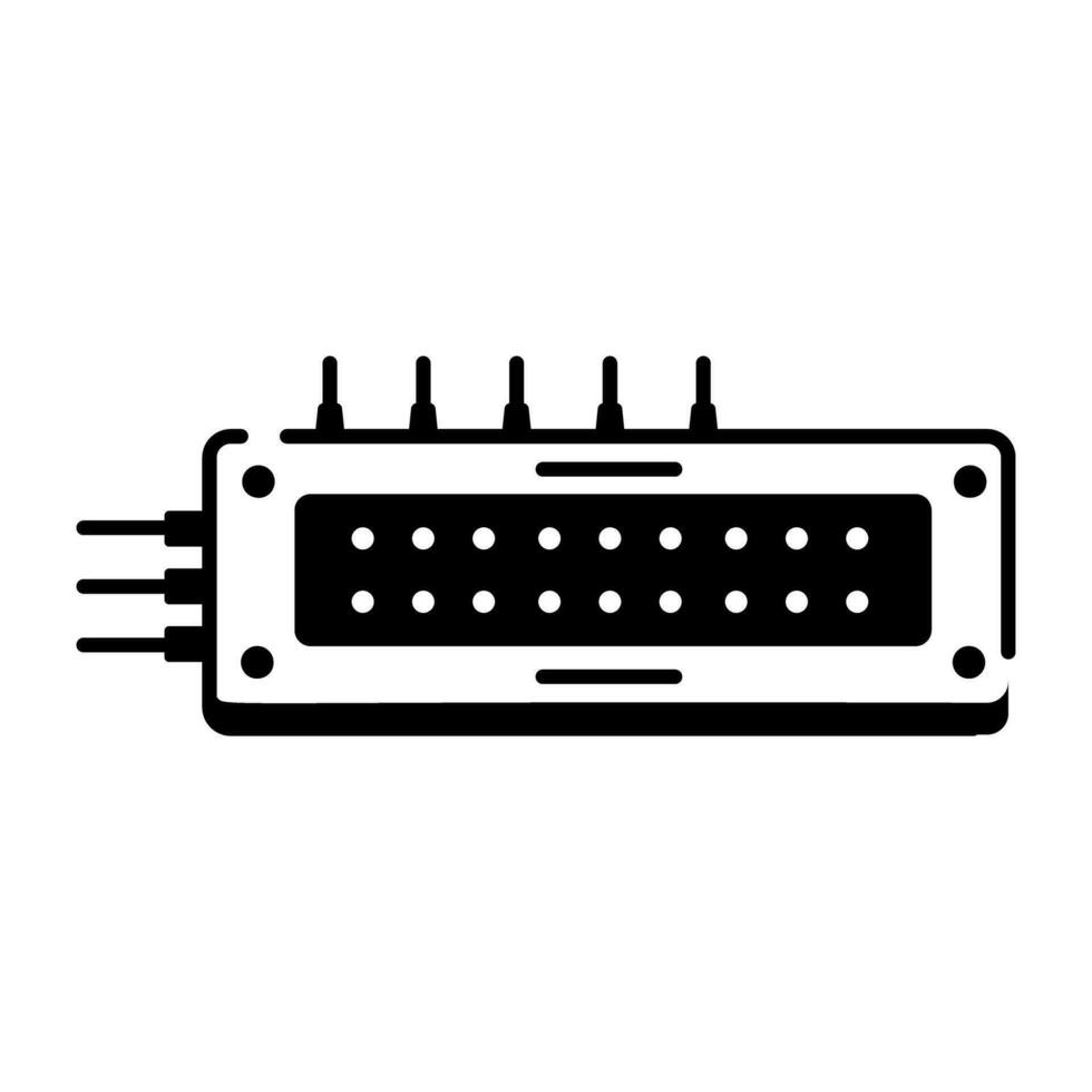 Modern  icon of Multimedia Components Line Icon vector