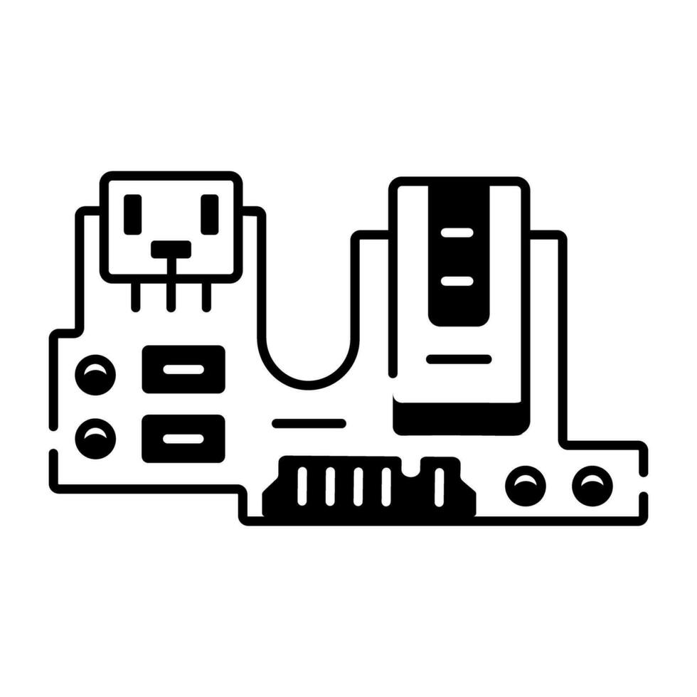 Modern  icon of Multimedia Components Line Icon vector