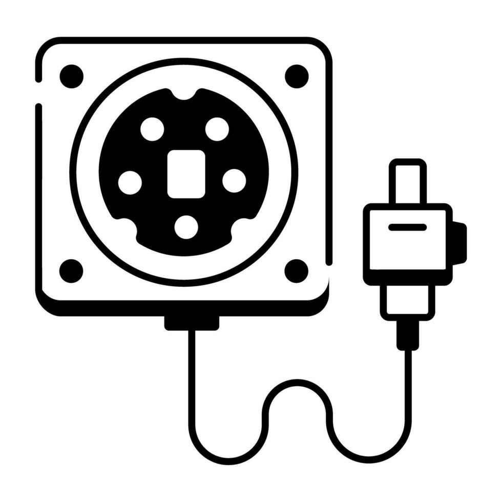 Modern  icon of Multimedia Components Line Icon vector