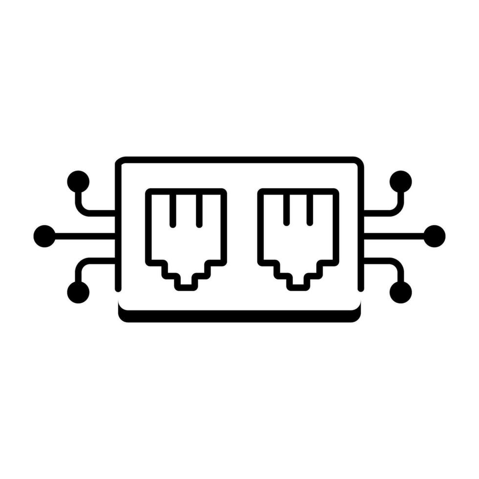 Modern  icon of Multimedia Components Line Icon vector
