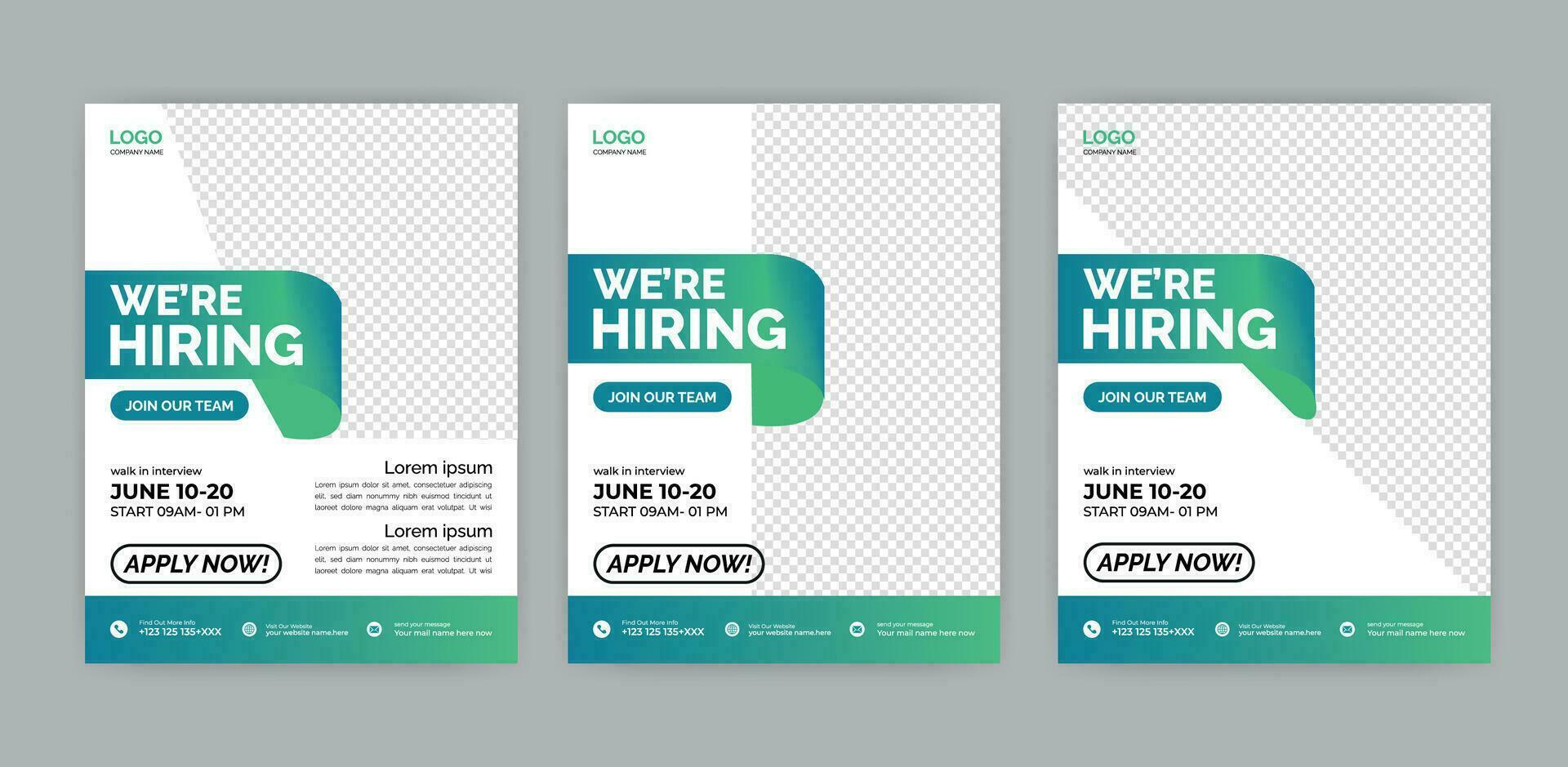 We Are Hiring Flyer. Job recruitment regional sale manager design