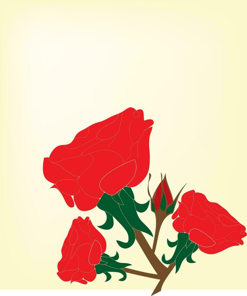 Vector illustration, cute floral background