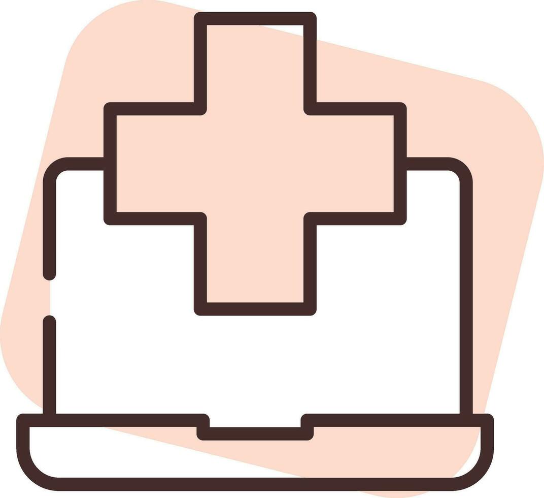 Medical web, icon, vector on white background.