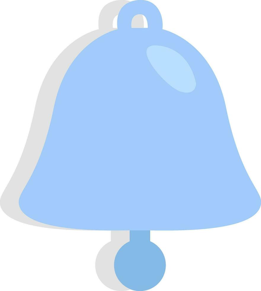 School bell, icon, vector on white background.