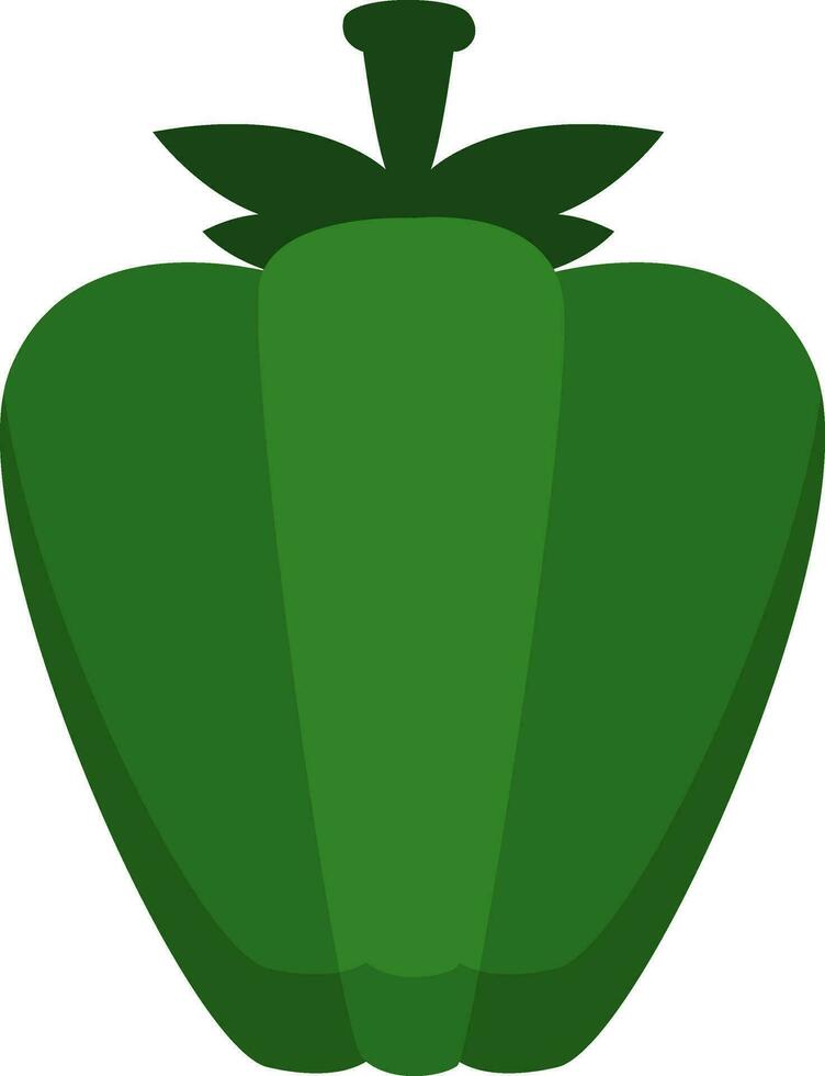 pimienta vegetariana, icono, vector sobre fondo blanco.