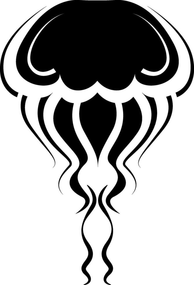 Medusa tatuaje, tatuaje ilustración, vector en un blanco antecedentes.