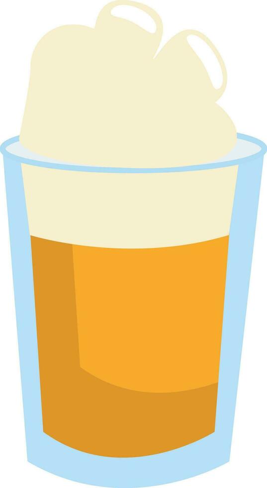 Ice cold beer, vector color illustration.