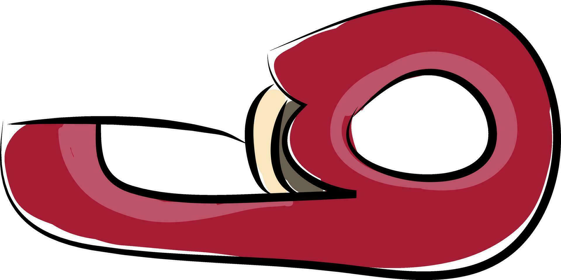 Scotch tape delivery illustration vector on white background