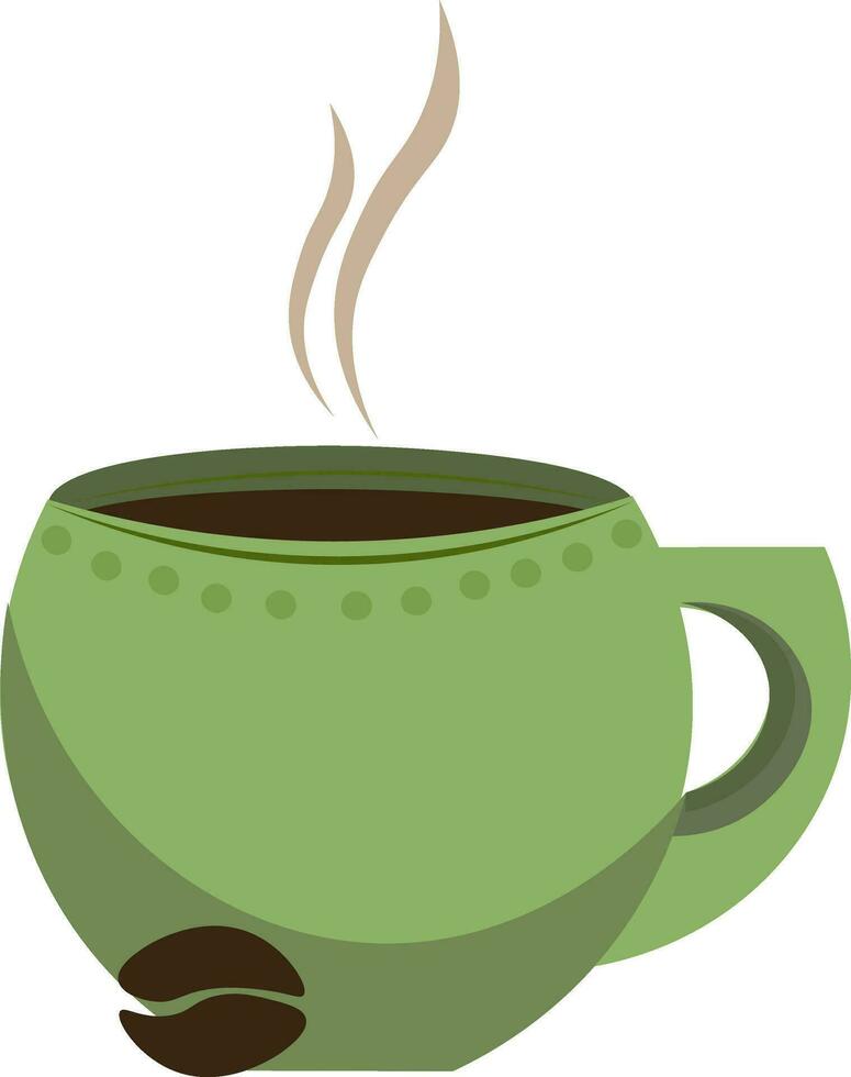 recién hecho taza de café vector ilustración