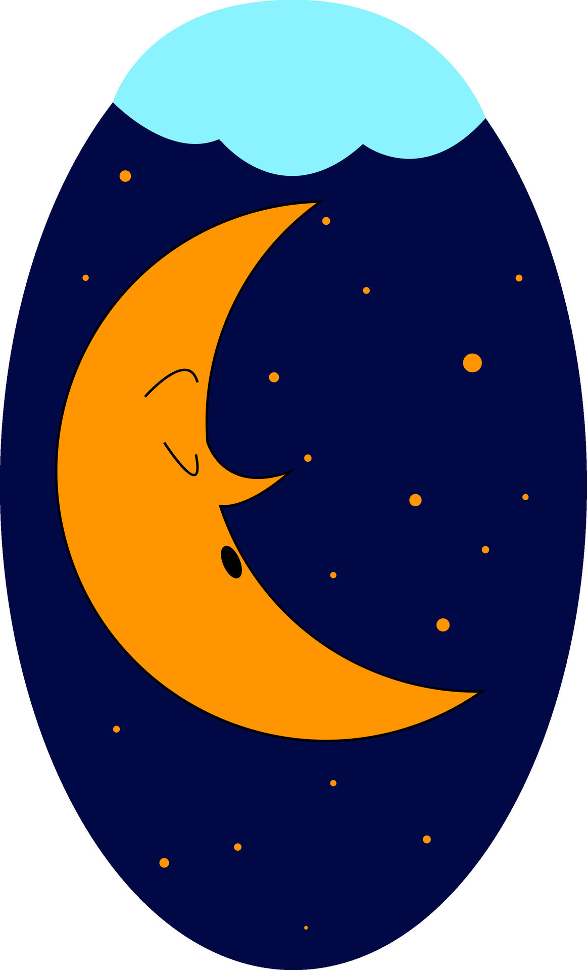 Sleeping Moon Illustration Vector On White Background 34512693 Vector Art At Vecteezy Sleeping Moon Illustration Vector On White Background 34512693 Vector Art At Vecteezy