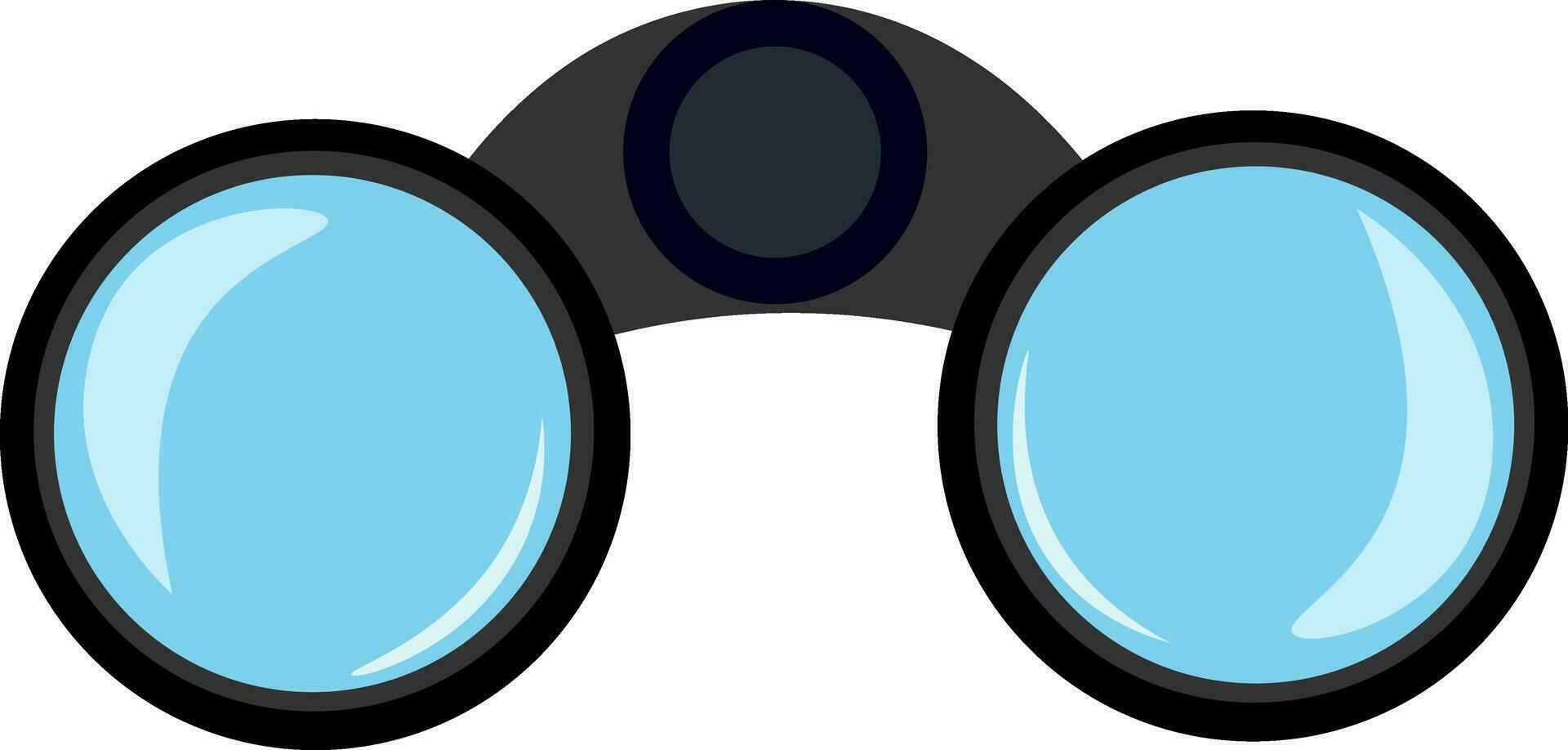 Clean binoculars vector or color illustration