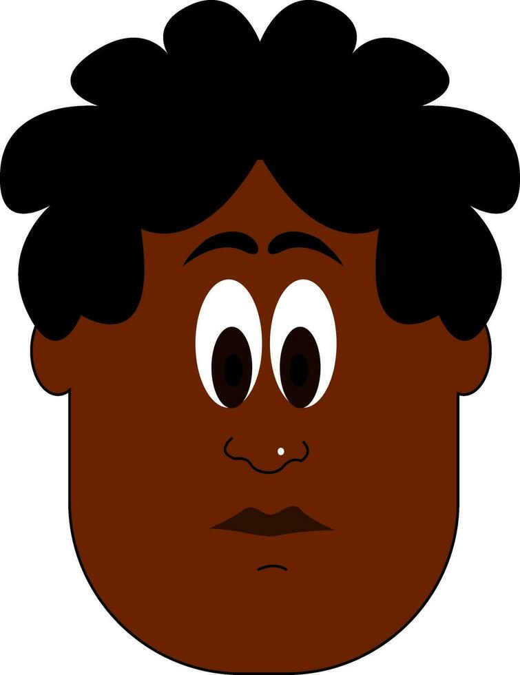 A Portrait Of Dark Boy Vector Or Color Illustration 34512933 Vector Art a-portrait-of-dark-boy-vector-or-color-illustration-34512933-vector-art
