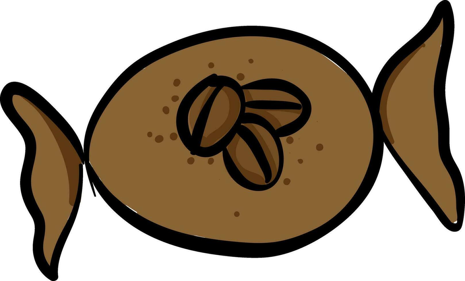 chocolate caramelo vector o color ilustración