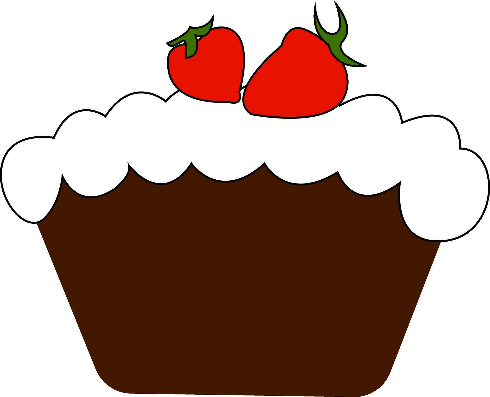 Strawberry cake vector or color illustration 34513766 Vector Art at