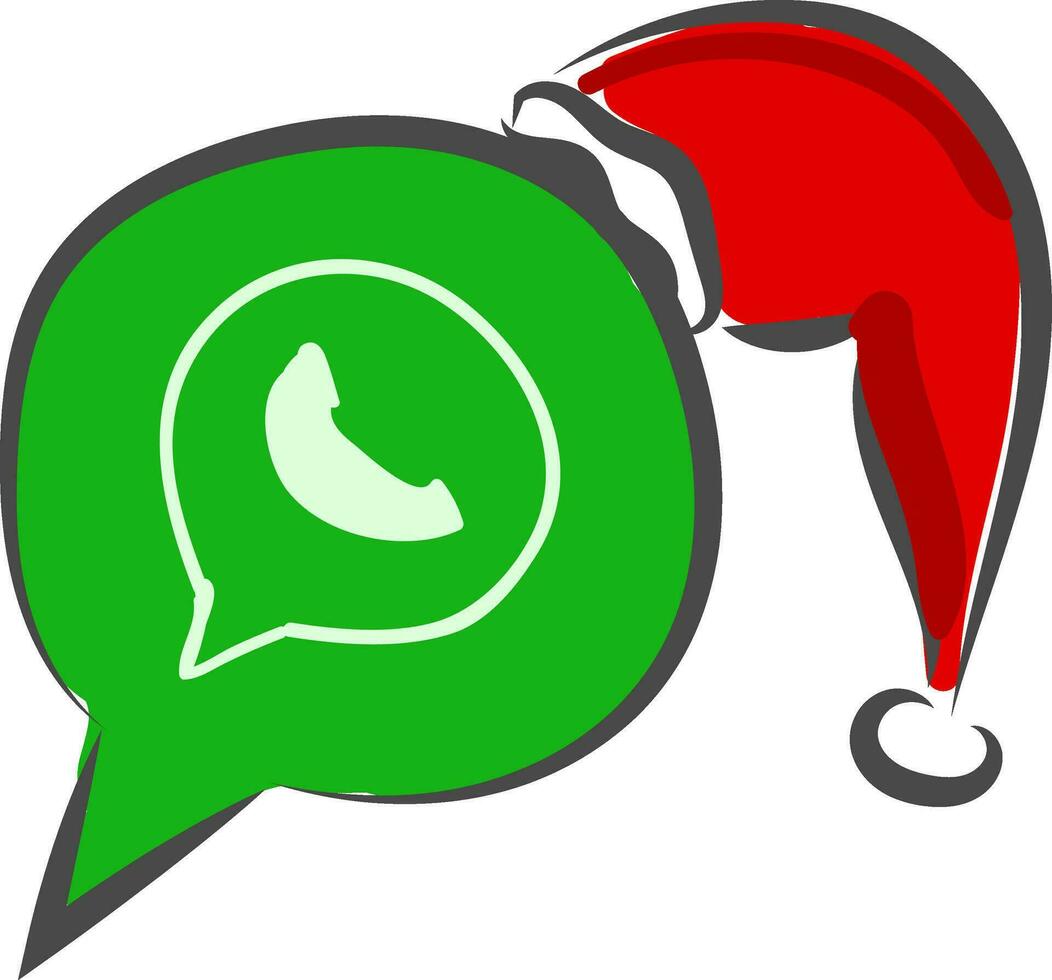 whatsapp logo vector o color ilustración