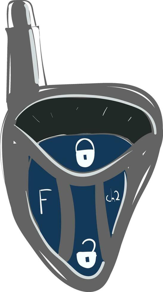 Car key, vector or color illustration.