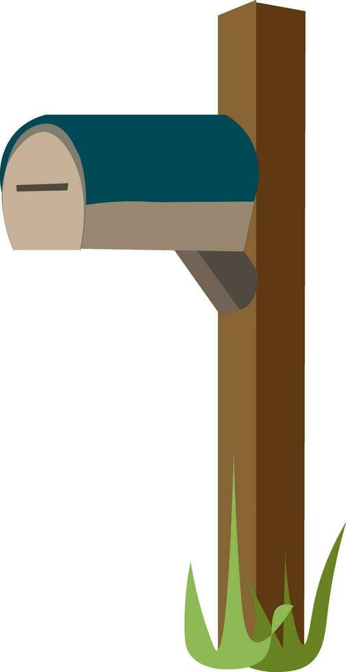 Mailbox, vector or color illustration.