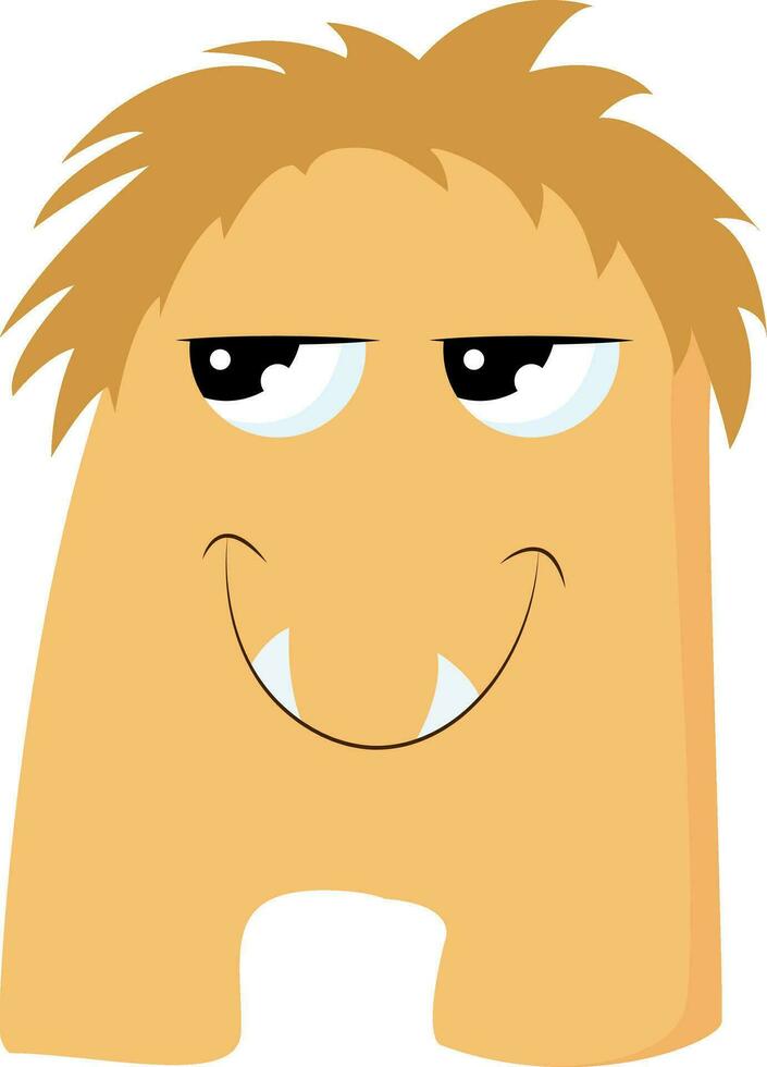 Monster, vector or color illustration.
