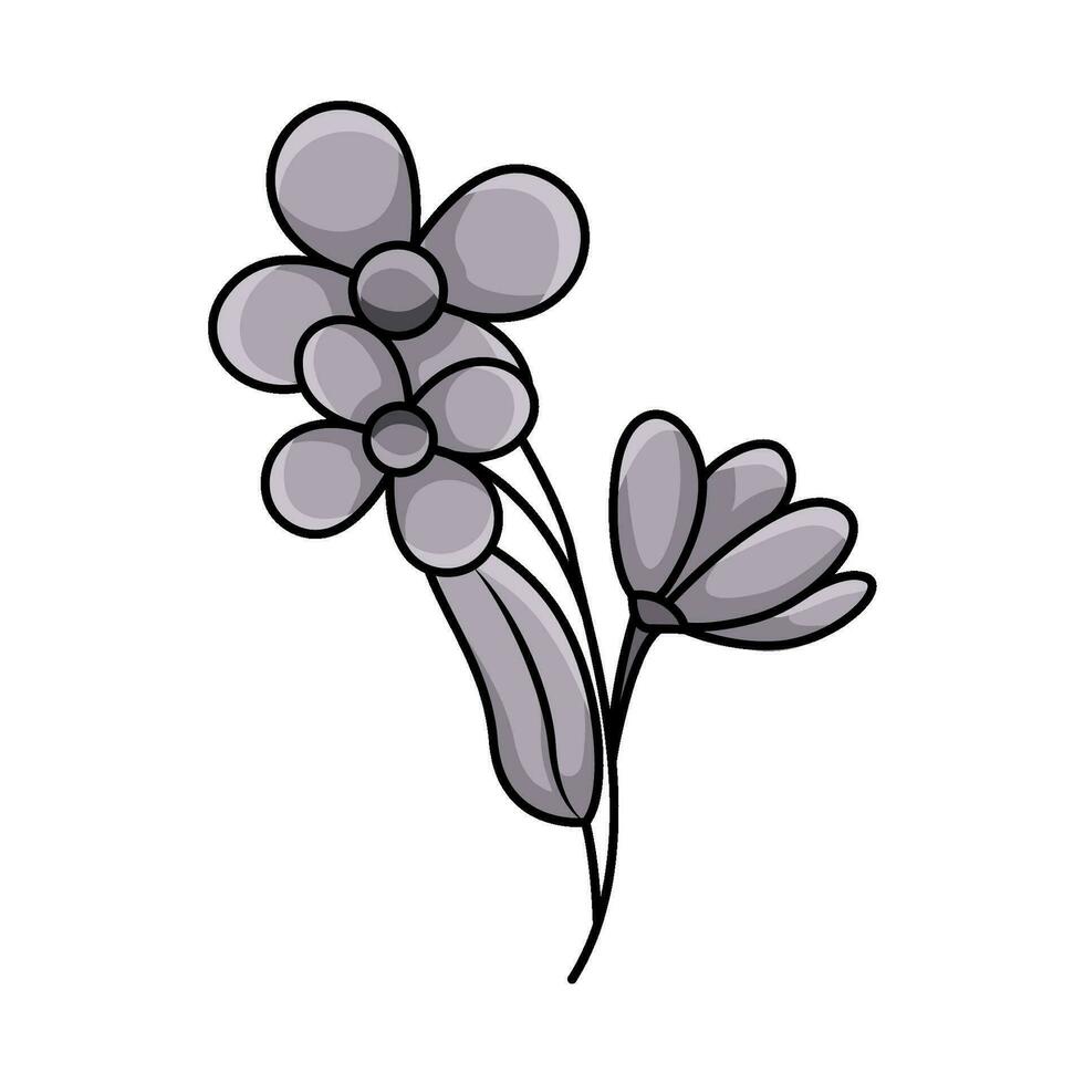 flor planta ilustración vector