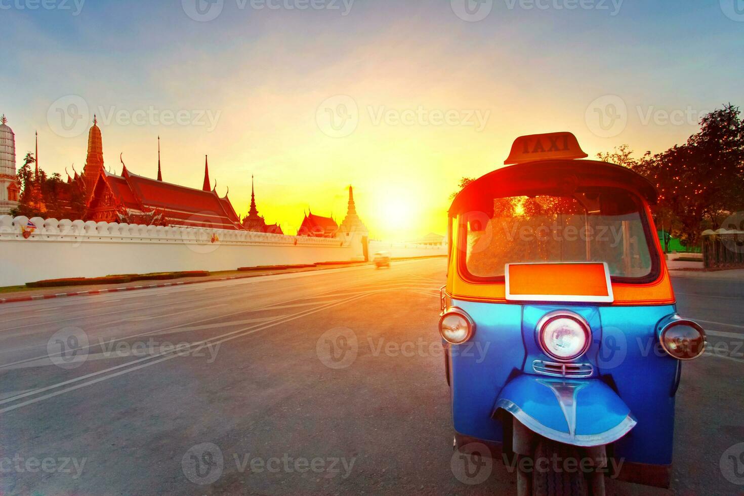 tuk tuk Bangkok Tailandia foto