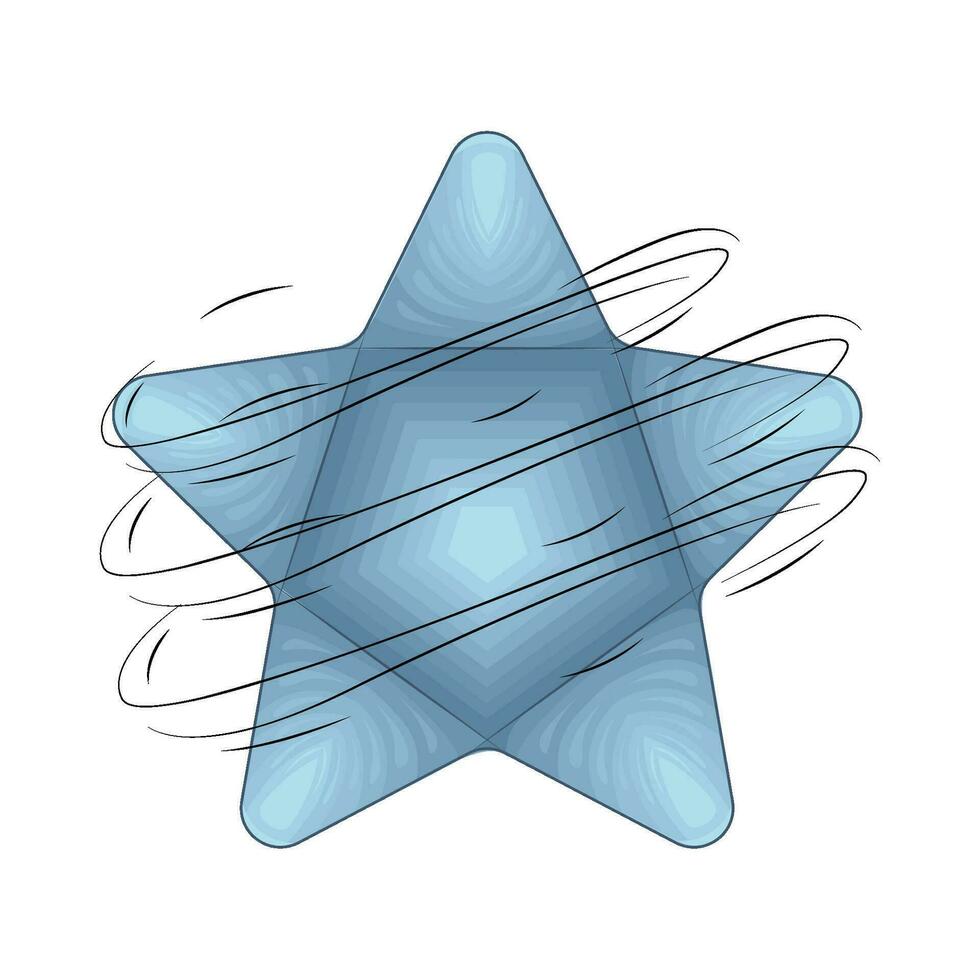 blue star illustration vector