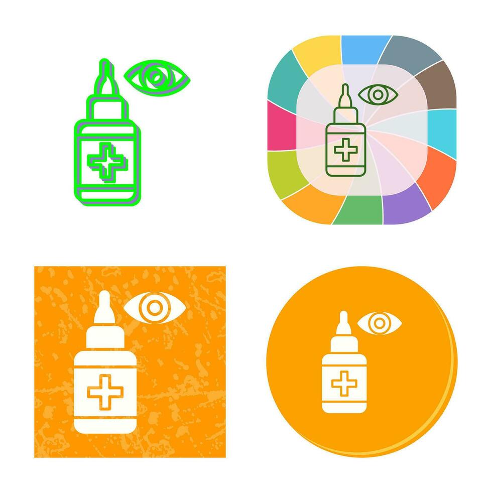 Eye Drop Vector Icon