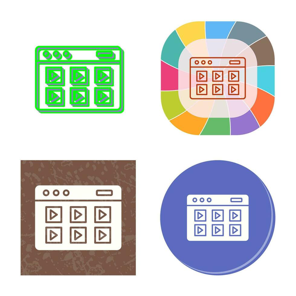 Online Course Vector Icon