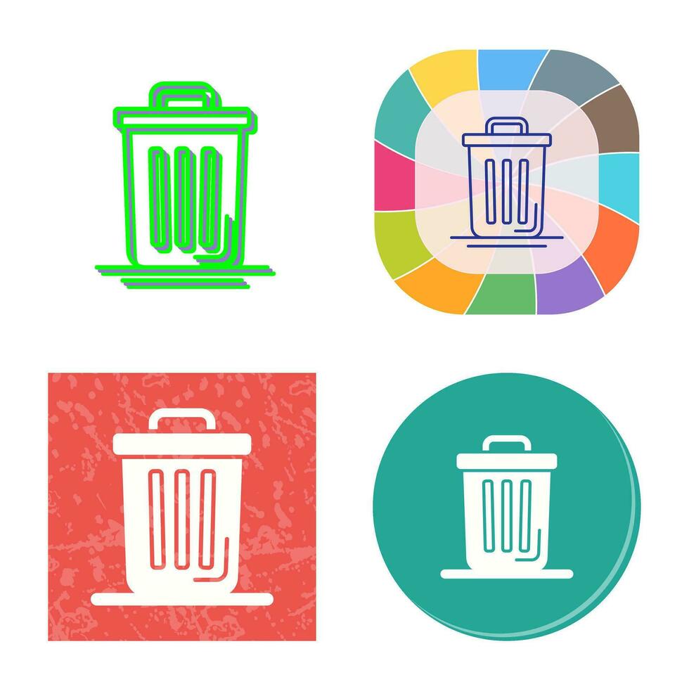 Trash Can Vector Icon