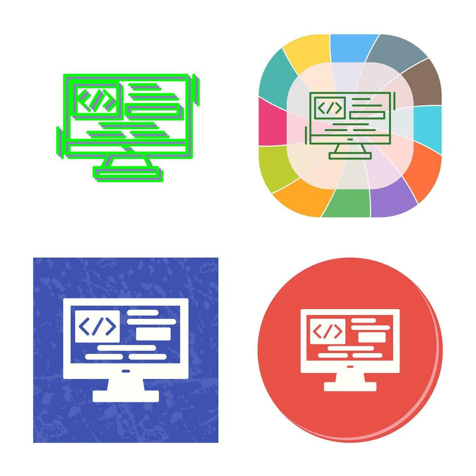 Coding Vector Icon