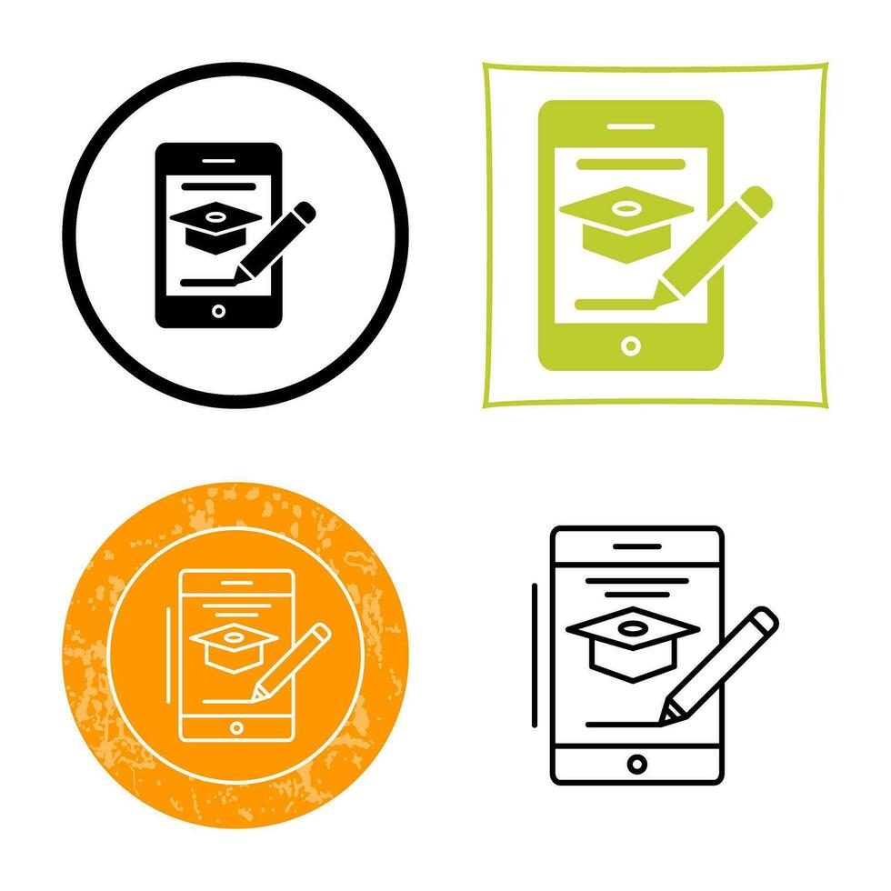 Online Course Vector Icon