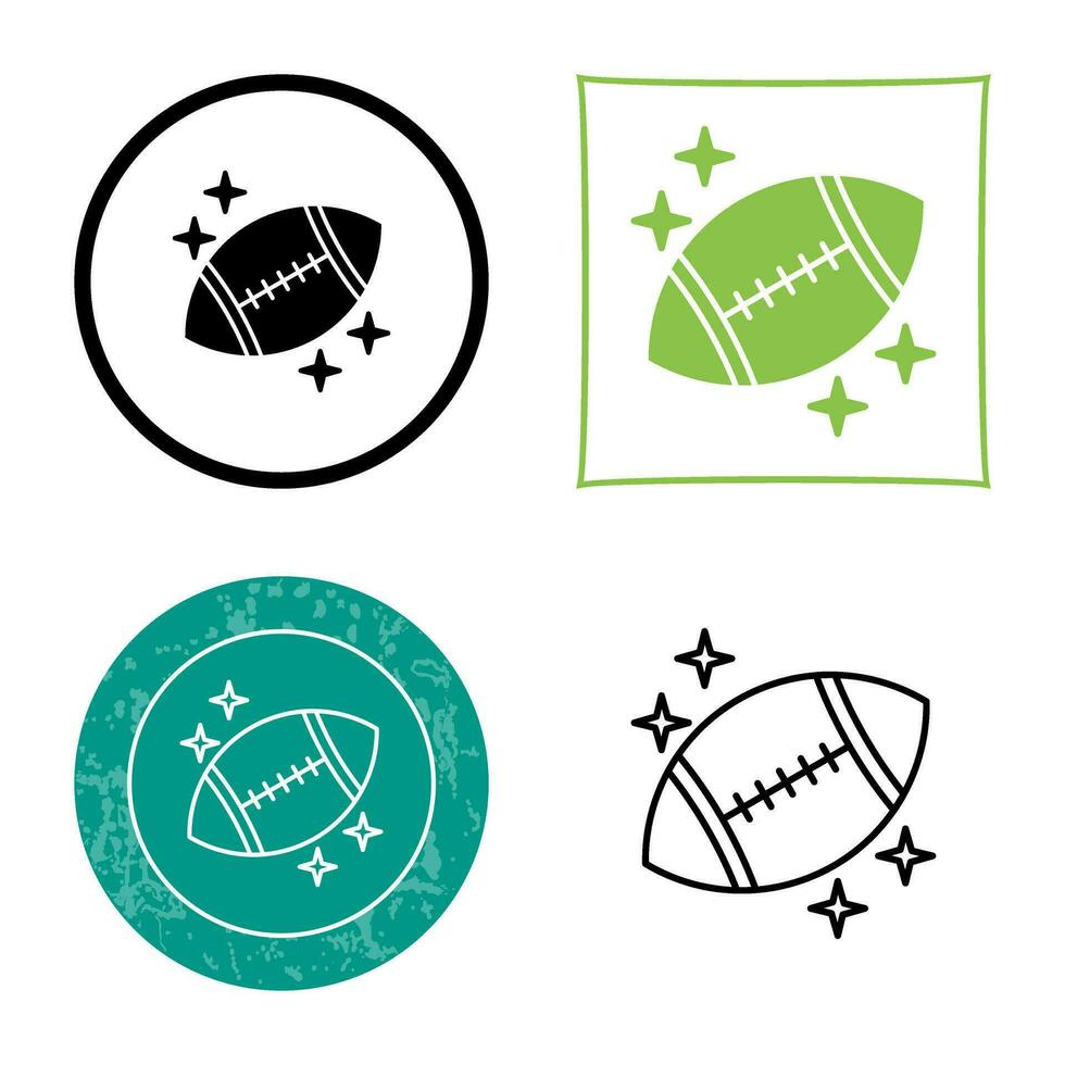 icono de vector de rugby