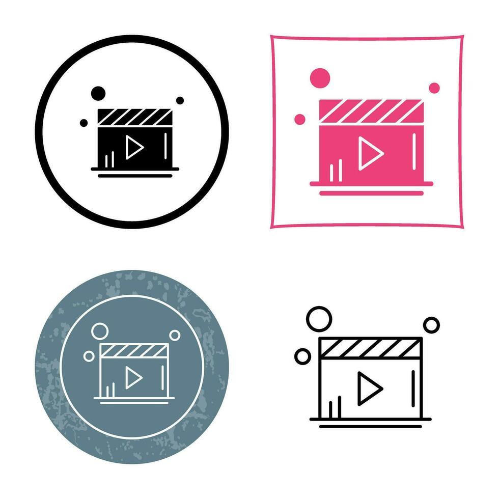 Video Player Vector Icon