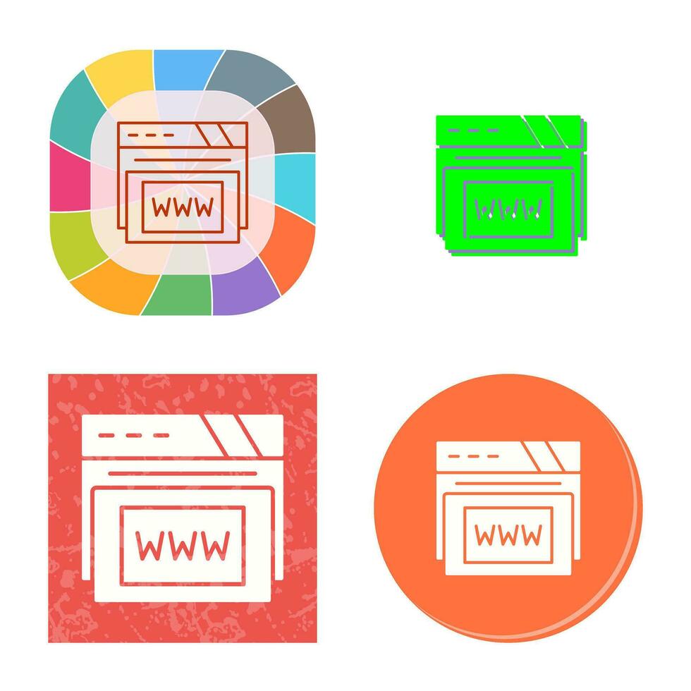 Www Vector Icon