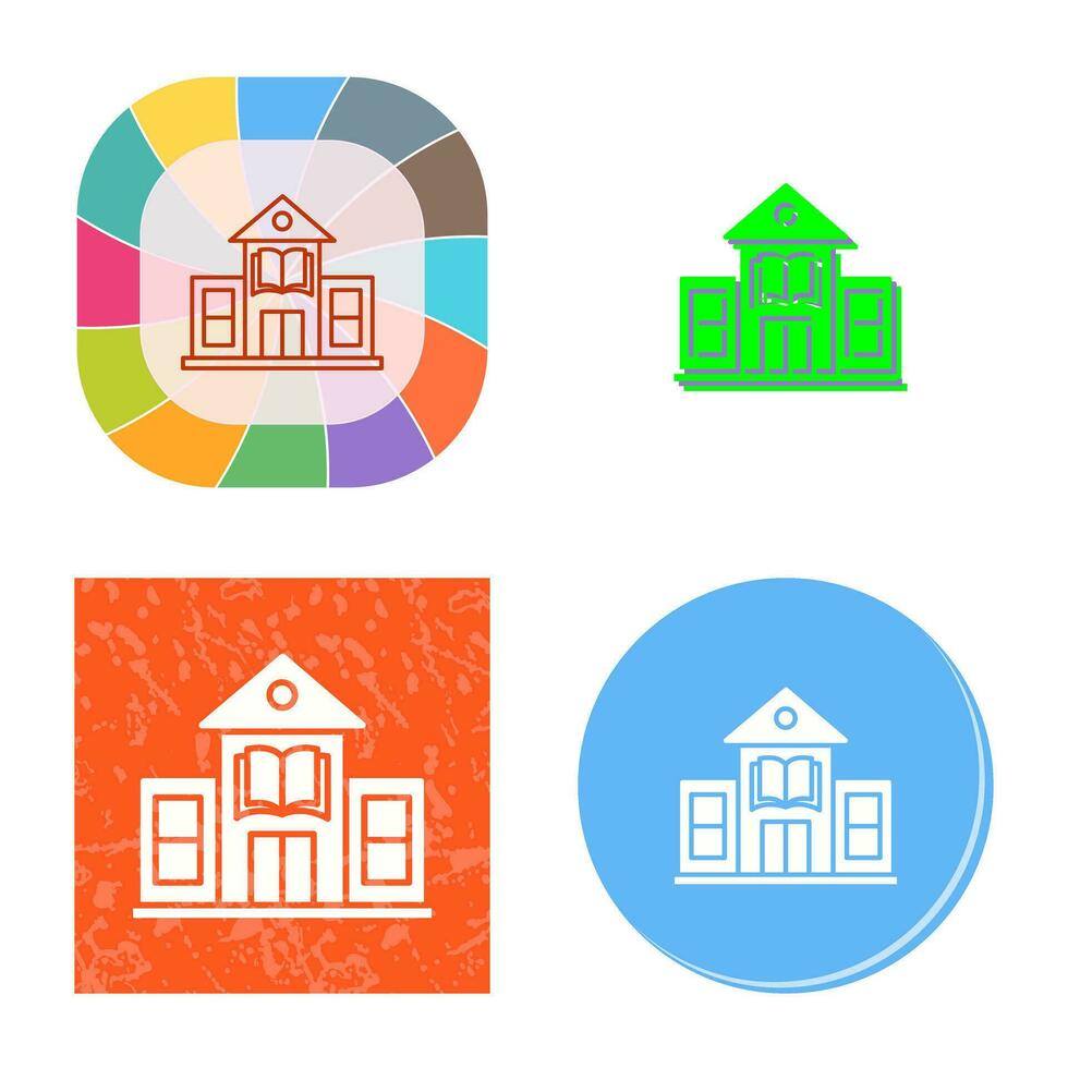 Library Building Vector Icon