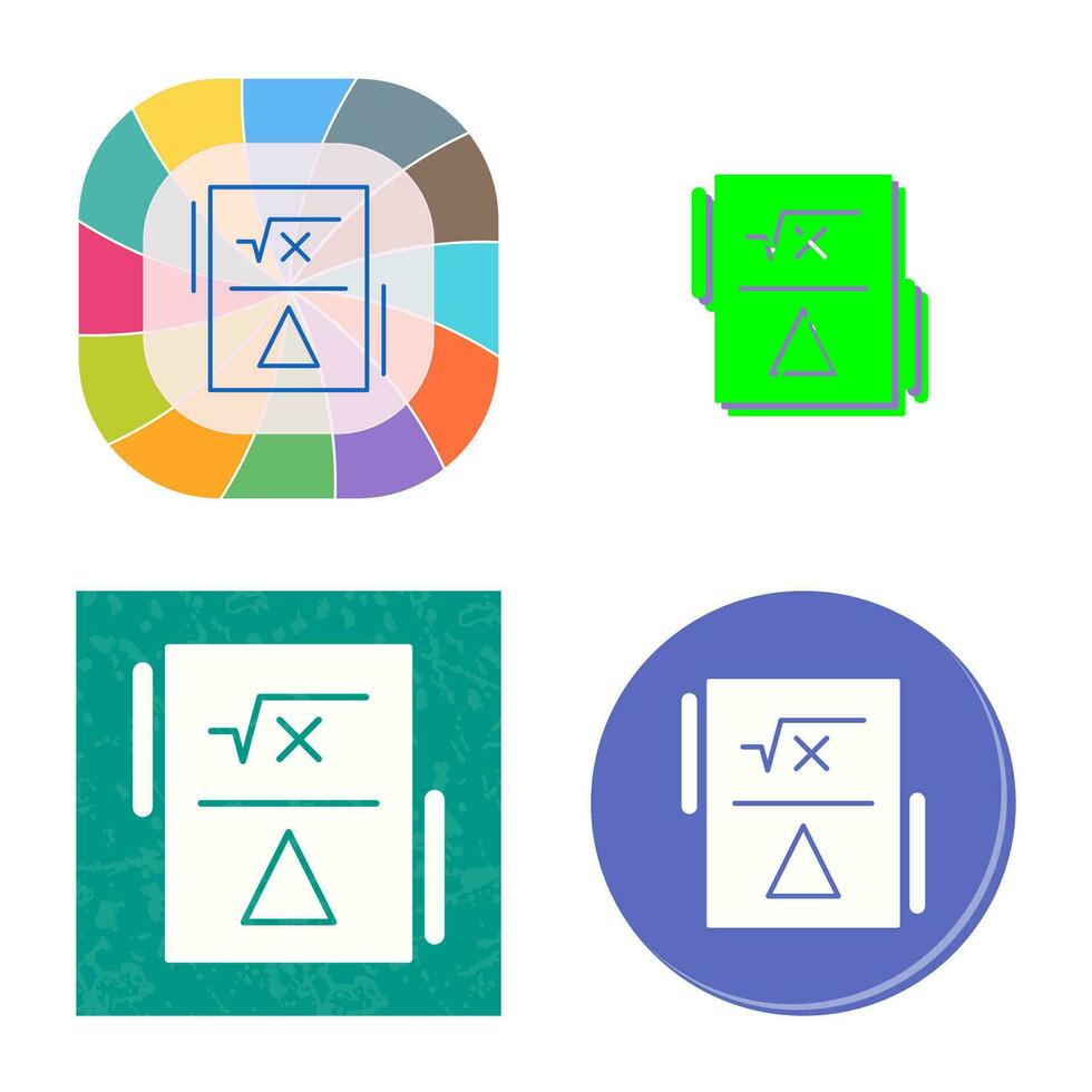 Formula Vector Icon