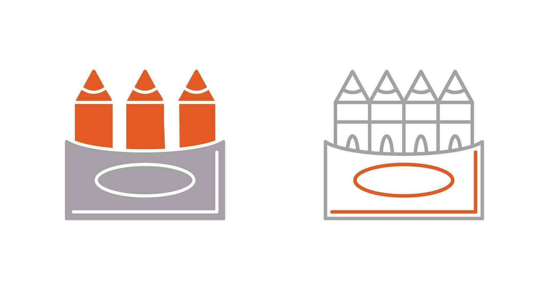 Crayons Vector Icon