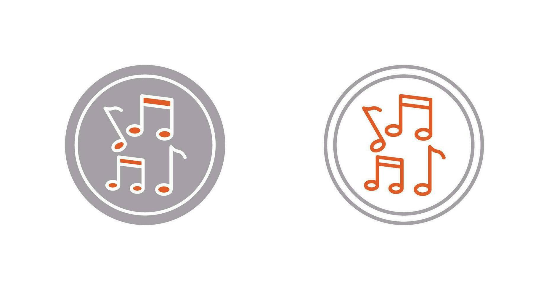 Musical Notes Vector Icon