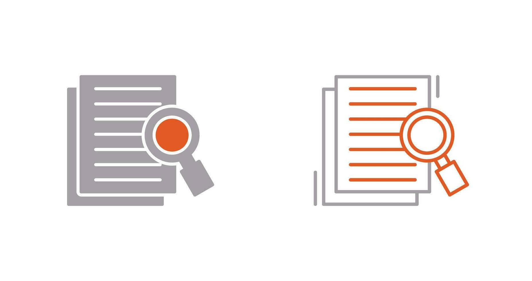 Details Looking Vector Icon