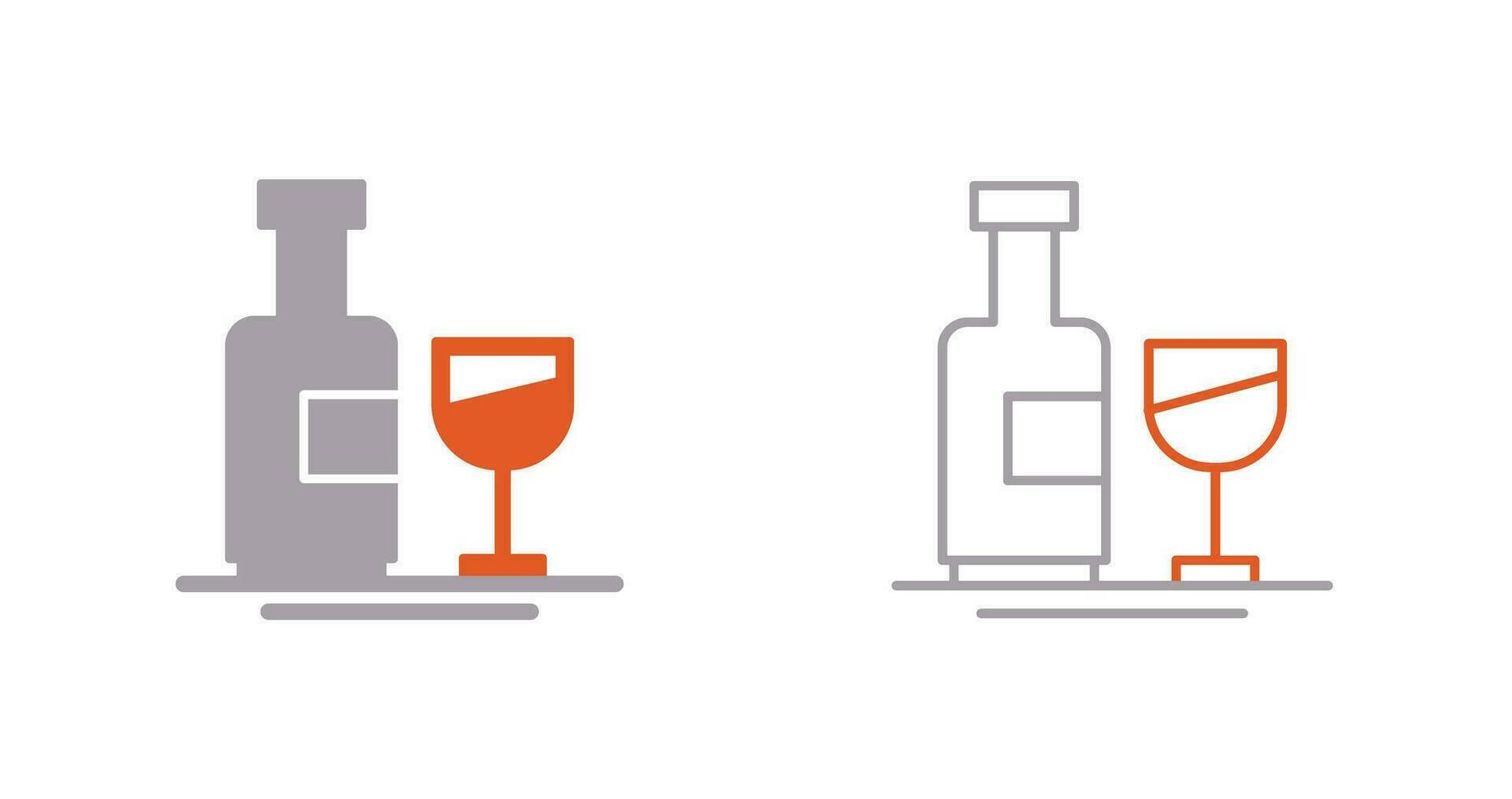 Wine Bottle Vector Icon