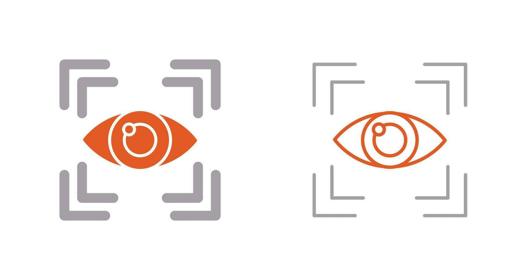 Eye Scan Vector Icon