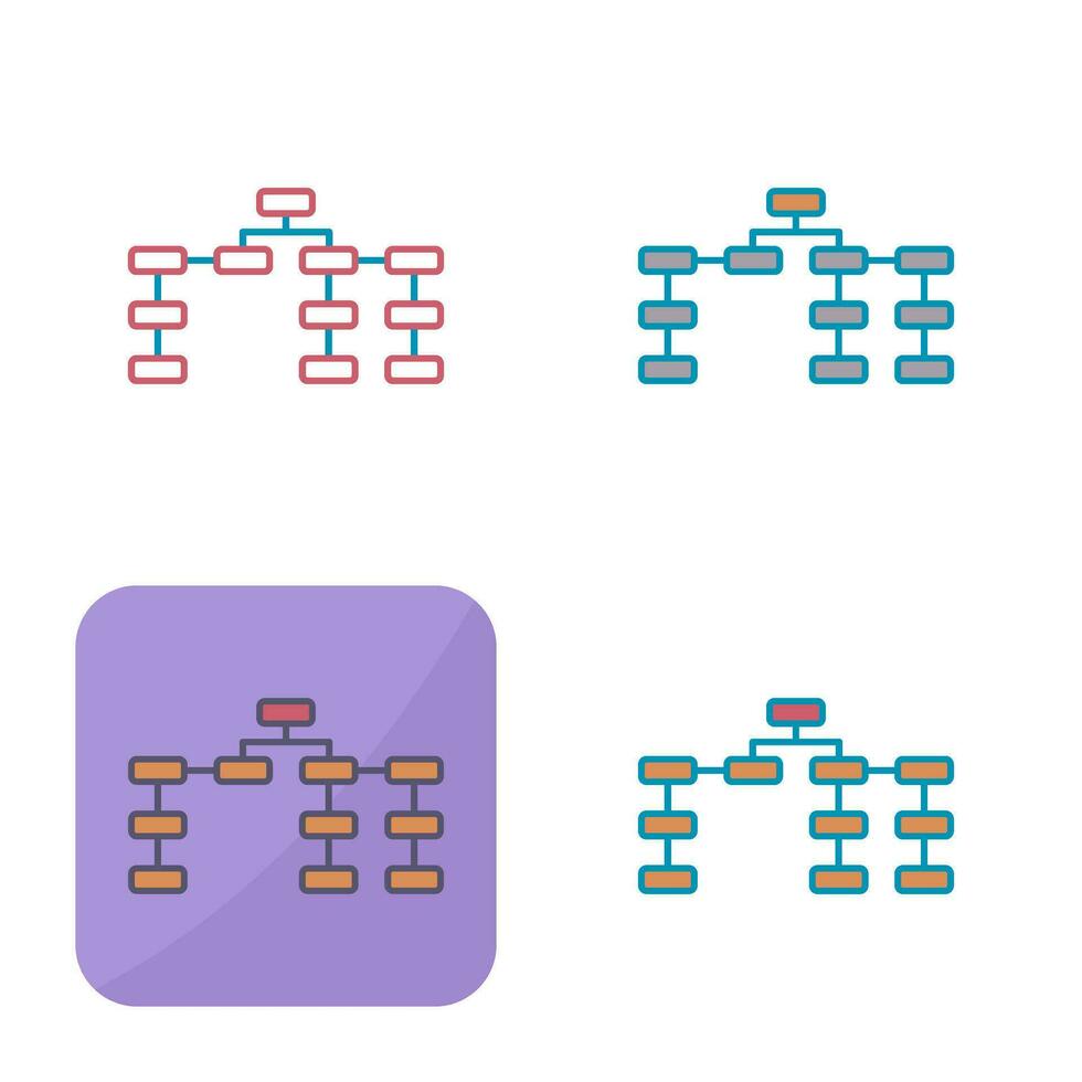 Unique Seo Structure Vector Icon