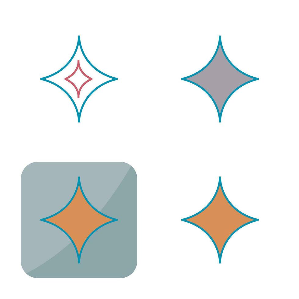 Unique Diamond Vector Icon