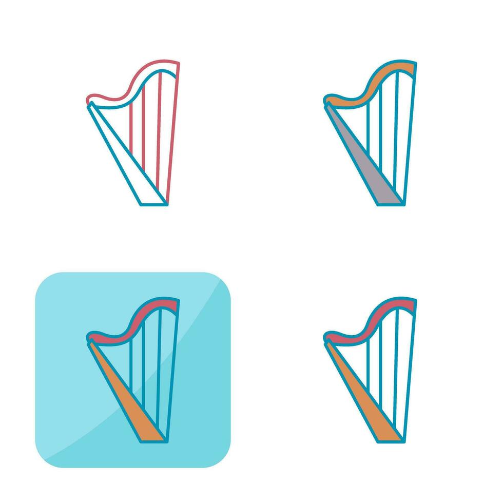 Harp Vector Icon