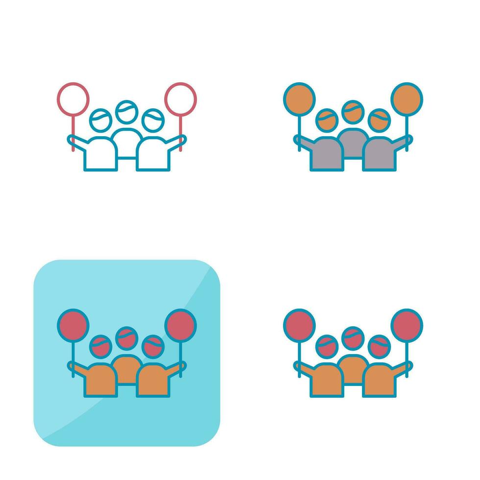 Protest Vector Icon