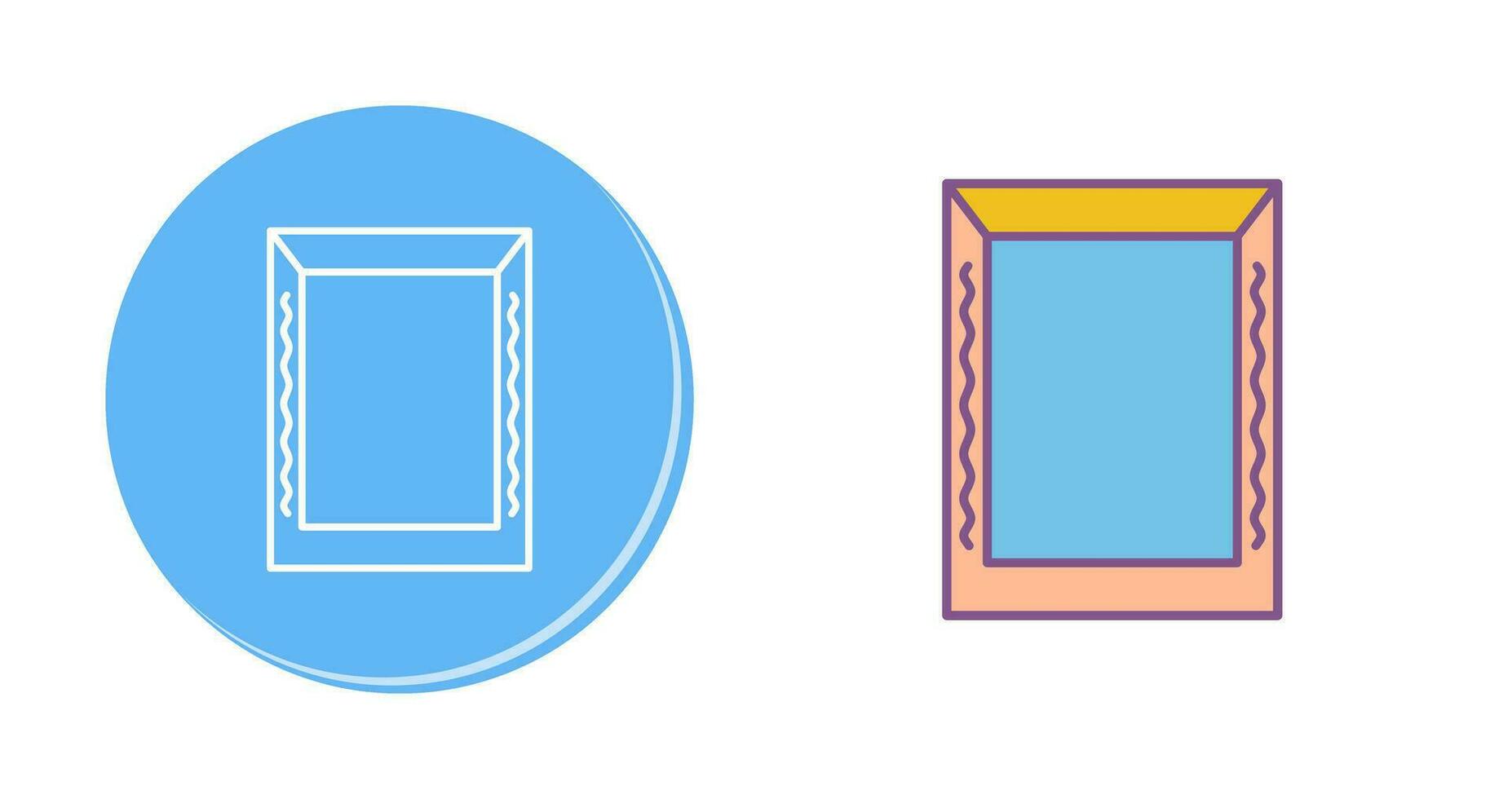 Unique Frame Vector Icon