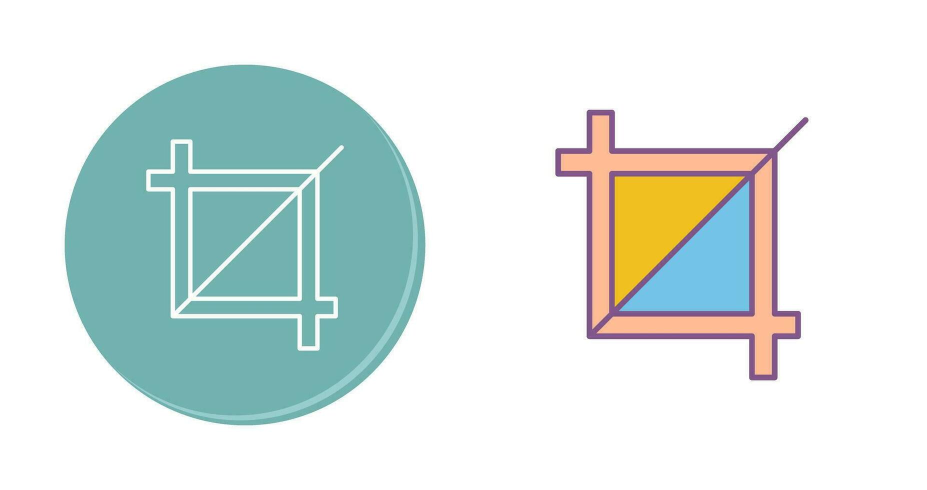 Unique Crop Vector Icon