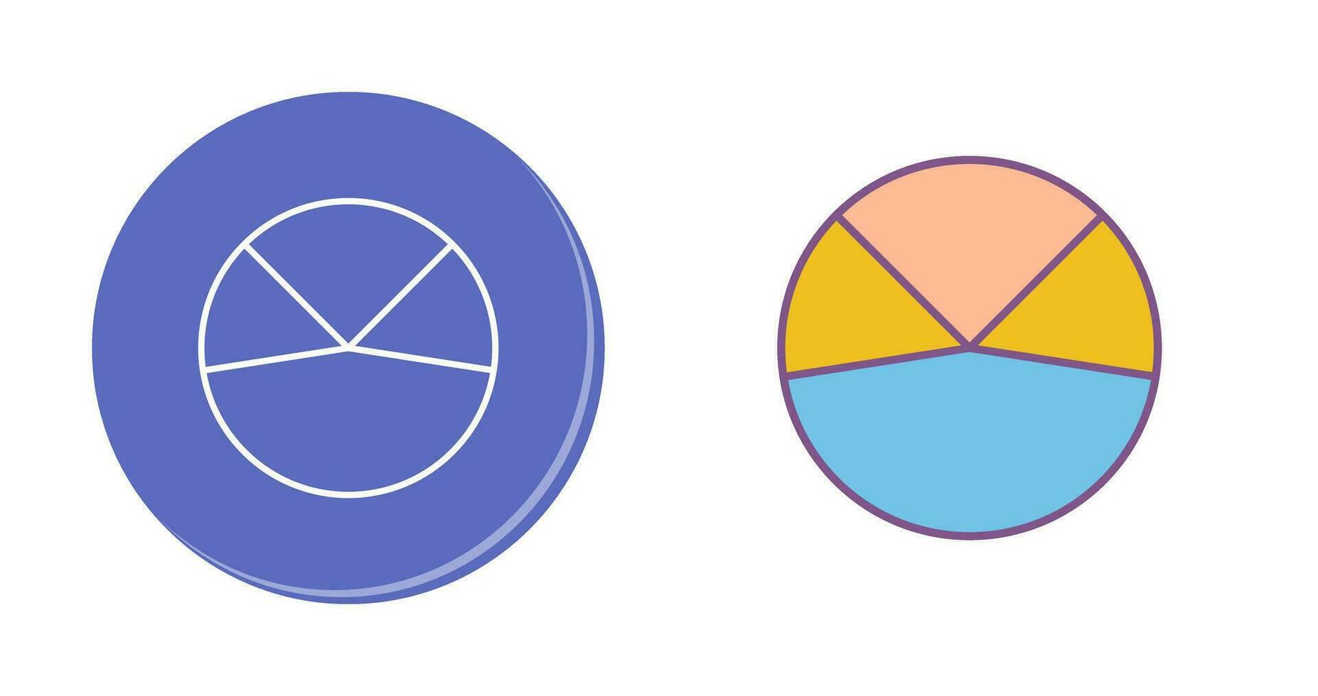 Pie Chart Analysis Vector Icon